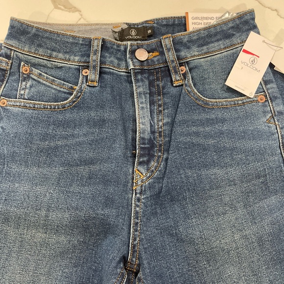 Volcom High Rise Women's Denim Jeans - Picture 1 of 5